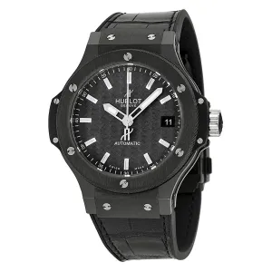 Hublot Big Bang Carbon Fiber Dial Alligator Unisex Watch 365CM1770LR 365.CM.1770.LR