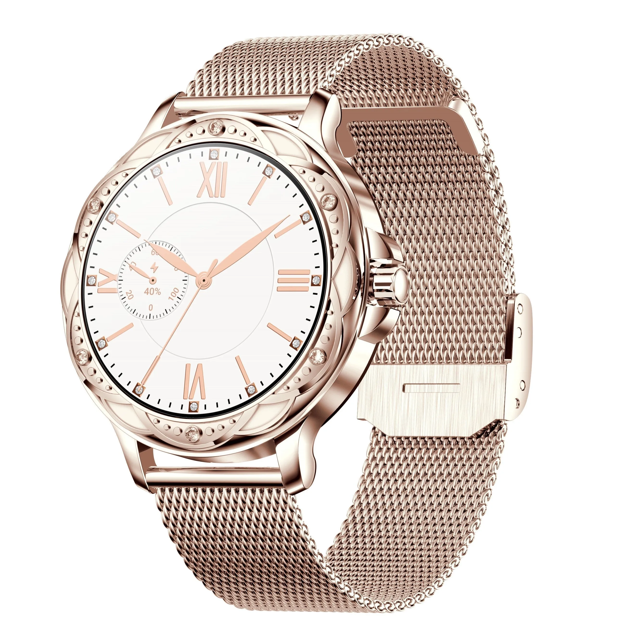 Lady Rose Gold SmartWatch  BP F12