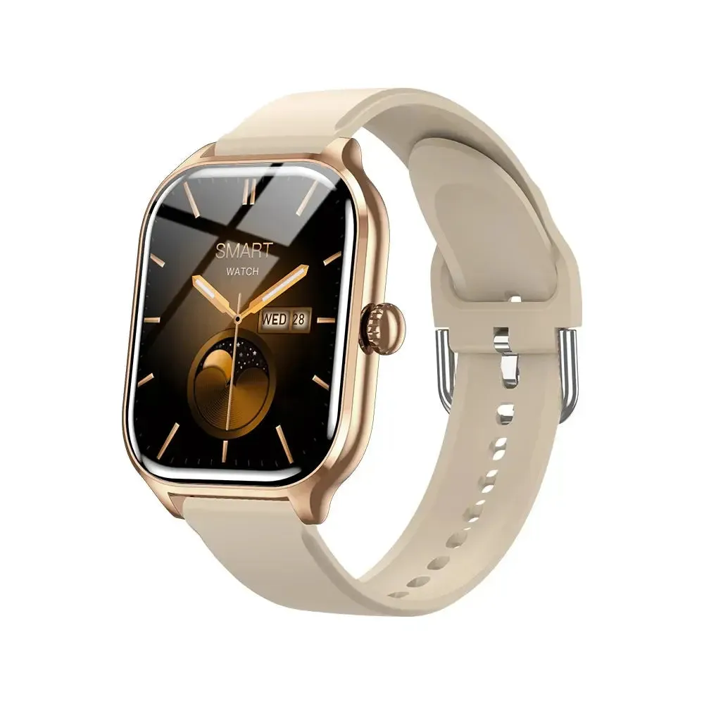 LAXASFIT New 2.01 Inch Smart Watch Man Woman Gift Full Touch Screen Sports Fitness Watch BT Call Digital Smart Watch