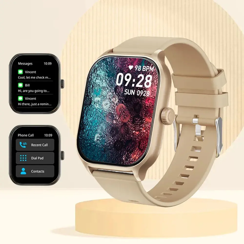 LAXASFIT New 2.01” Smart Watch Bluetooth Talk Heart Rate Blood Oxygen Tracker Sports Smart Watch for Men Women for IOS Android