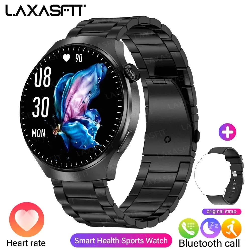 LAXASFIT New GT4 PRO Multi-function Smart Watch Bluetooth Call Men's Fashion Watch Multi Sport Mode Smart Watch Holiday Gift