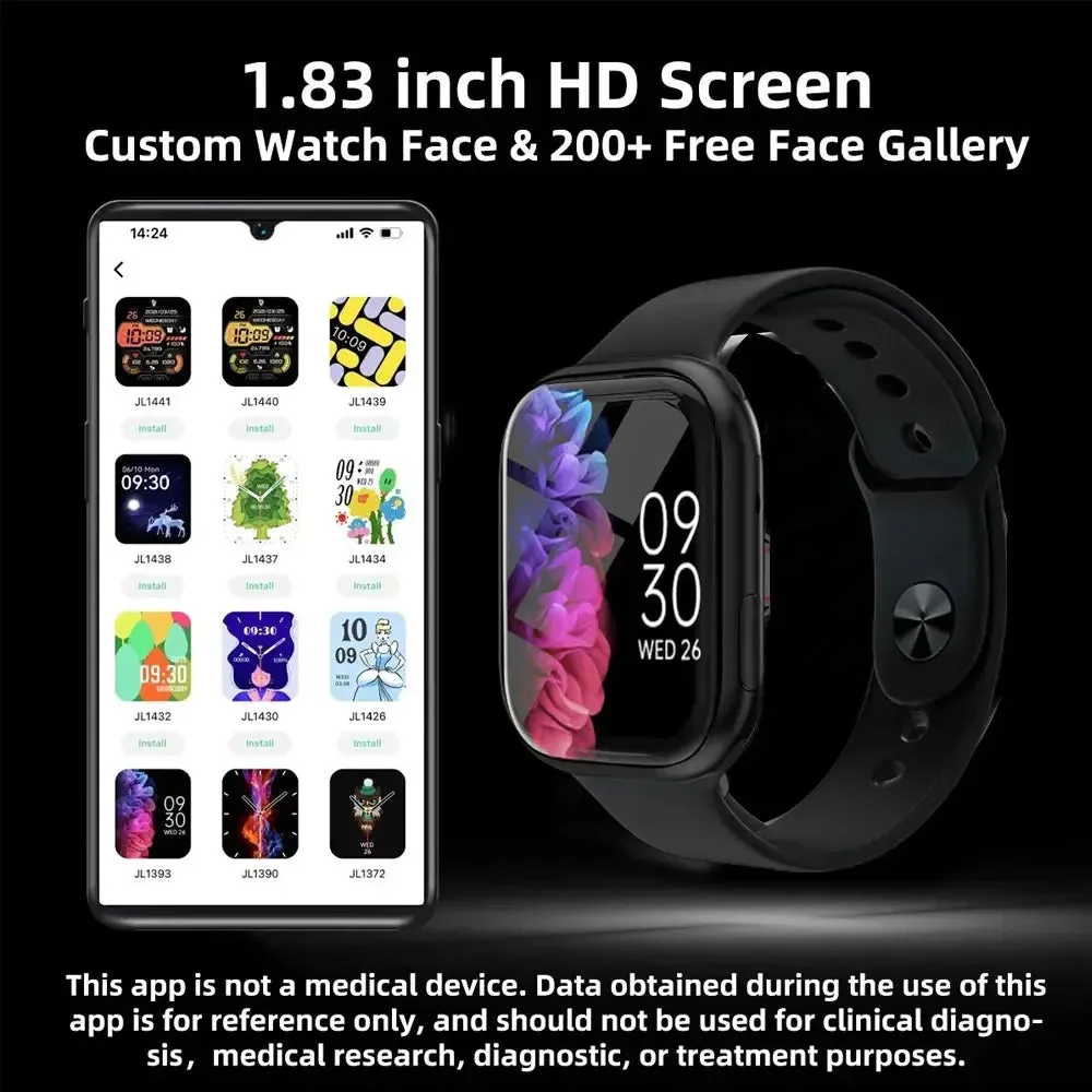LAXASFIT Series 10 Smart Watch Answer Incoming Calls Healthy Exercise Bracelet Fitness Tracker Customized Dial Smart Watch Women