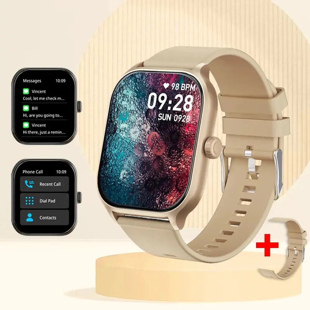LAXASFIT Smart Watch 2.01 inch HD Touch Screen 100  Sports Modes Calorie Tracking Bluetooth Talk Smart Watch Android IOS