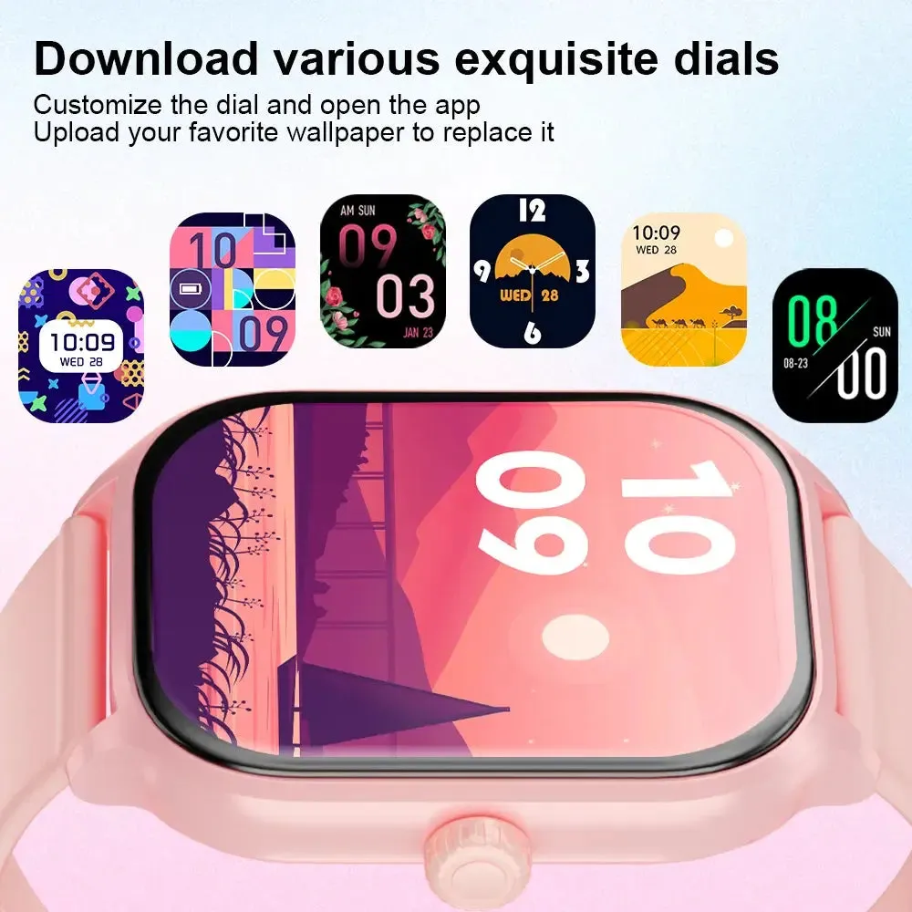 LAXASFIT Smart Watch 2.01 inch HD Touch Screen 100  Sports Modes Calorie Tracking Bluetooth Talk Smart Watch Android IOS