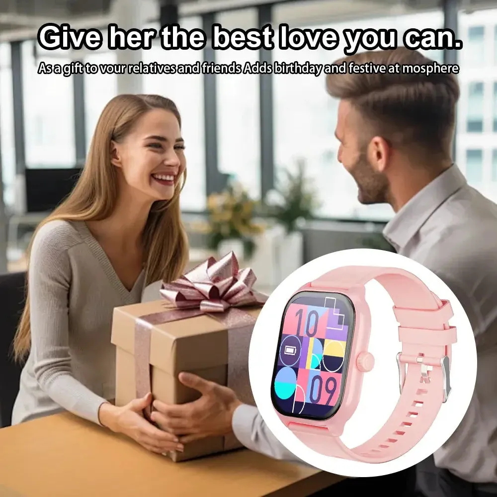 LAXASFIT Smart Watch 2.01 inch HD Touch Screen 100  Sports Modes Calorie Tracking Bluetooth Talk Smart Watch Android IOS