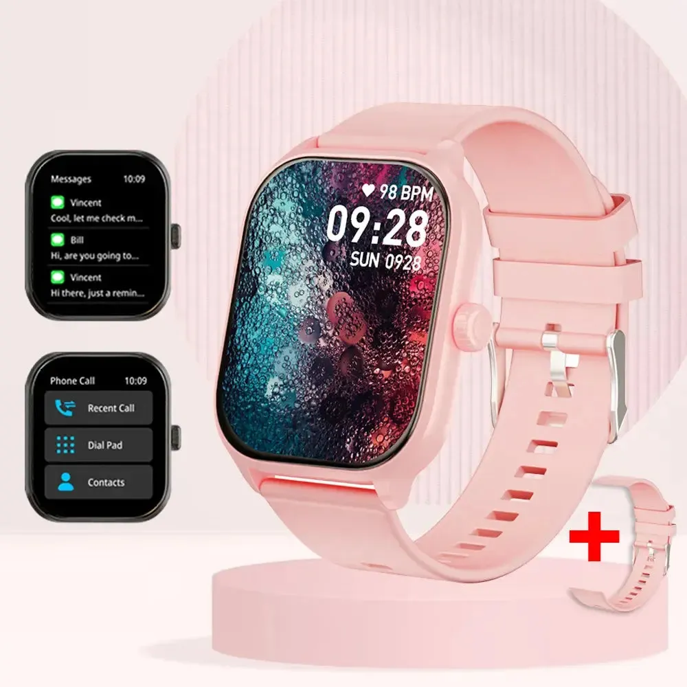 LAXASFIT Smart Watch 2.01 inch HD Touch Screen 100  Sports Modes Calorie Tracking Bluetooth Talk Smart Watch Android IOS