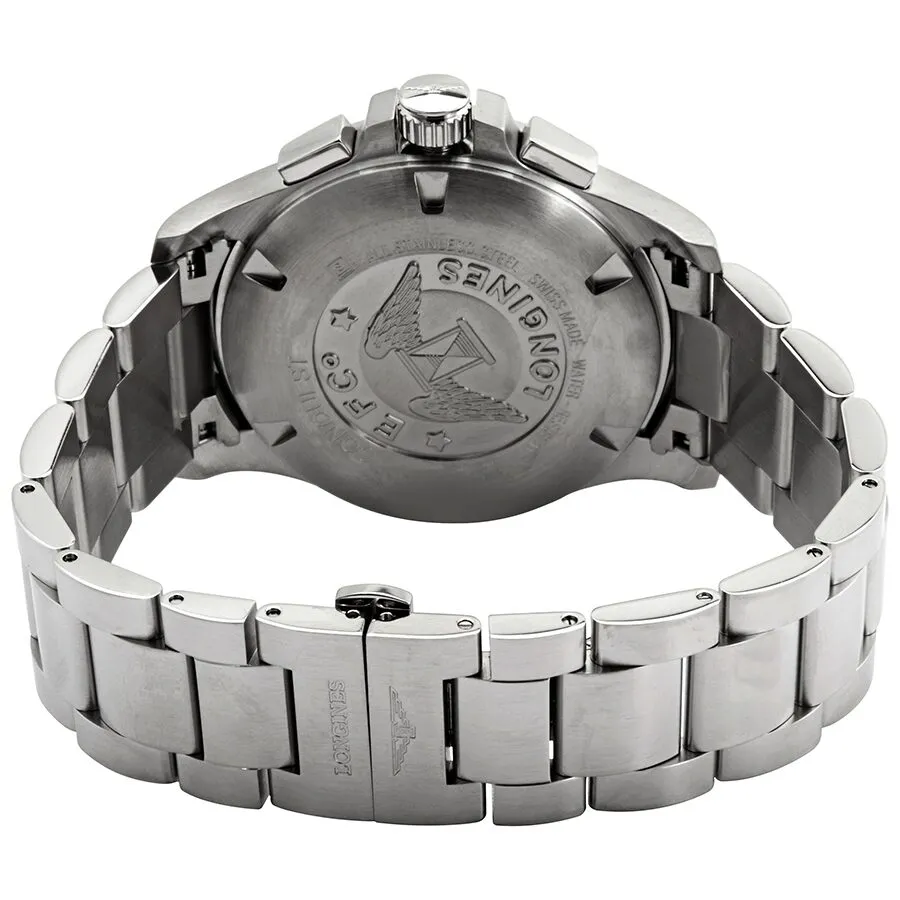 Longines Conquest V.H.P. Perpetual Chronograph Quartz Black Dial Men's Watch L37274566
