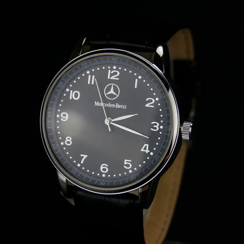 Luxury Brand benz Leather men Watches Waterproof Fashion Casual Sports Quartz Watch Business Wrist Watch Hour Relogio Masculino