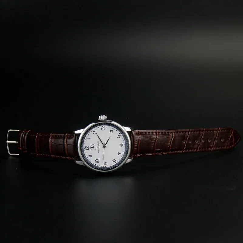 Luxury Brand benz Leather men Watches Waterproof Fashion Casual Sports Quartz Watch Business Wrist Watch Hour Relogio Masculino