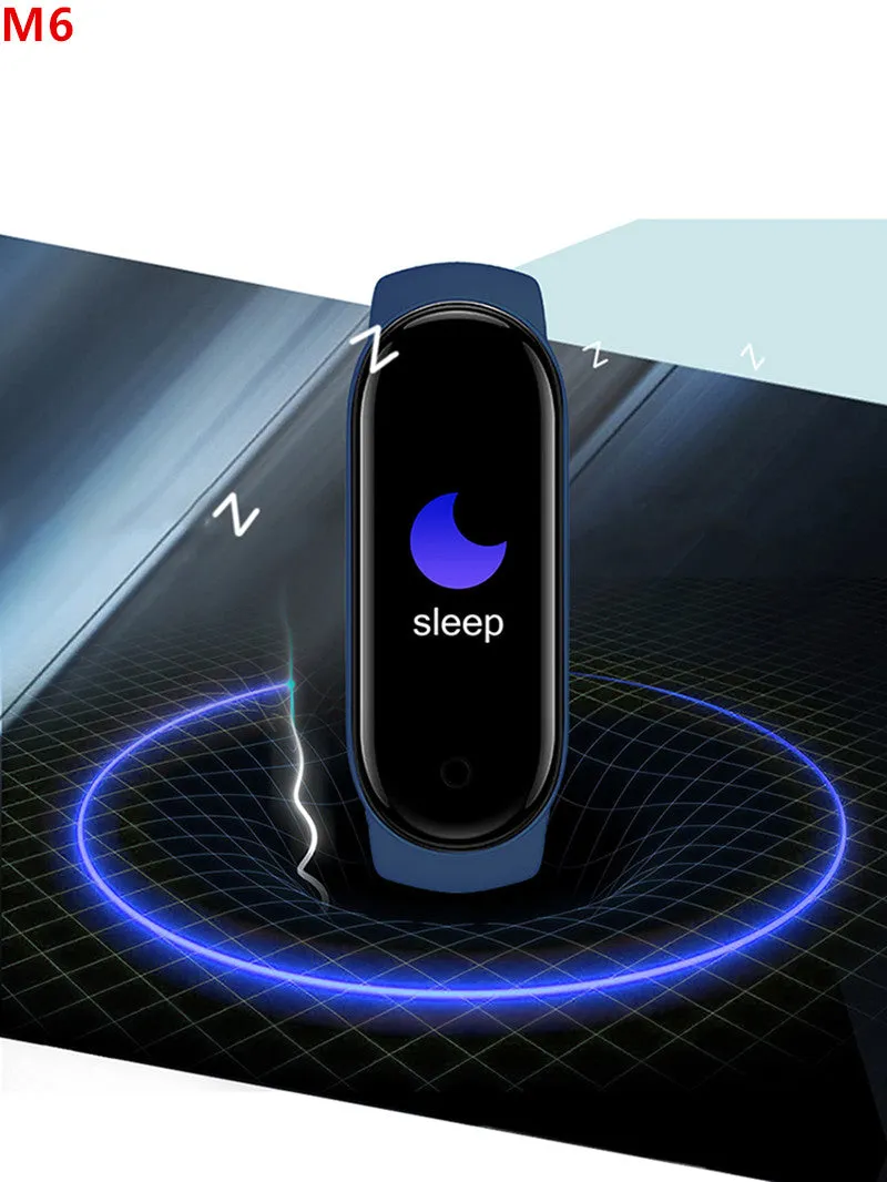 M6 Smart Bracelet Watches Men Women Smart Watch Heart Rate Fitness Tracking Sports Bracelet For Apple Xiaomi Android Smartwatch