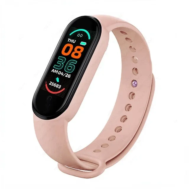 M6 Smart Bracelet Watches Men Women Smart Watch Heart Rate Fitness Tracking Sports Bracelet For Apple Xiaomi Android Smartwatch