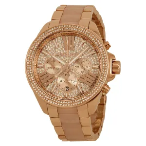 Michael Kors Wren Crystal Pave Dial Chronograph Ladies Watch MK6096