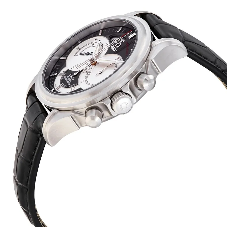 Omega De Ville Co-Axial Rattrapante Chronograph Automatic Grey Dial Men's Watch 4848.40.31