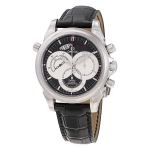 Omega De Ville Co-Axial Rattrapante Chronograph Automatic Grey Dial Men's Watch 4848.40.31