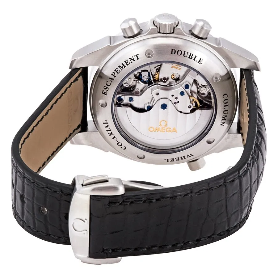 Omega De Ville Co-Axial Rattrapante Chronograph Automatic Grey Dial Men's Watch 4848.40.31