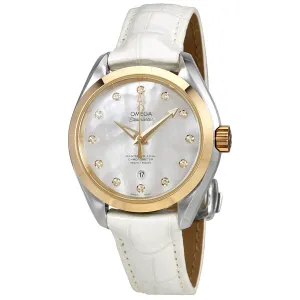 Omega Seamaster Aqua Terra Mother of Pearl Dial Ladies Watch 231.23.34.20.55.002