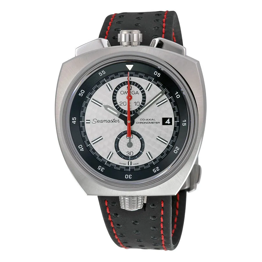 Omega Seamaster Bullhead Automatic Silver Dial Black Leather Strap Men's Watch 22512435002001 225.12.43.50.02.001