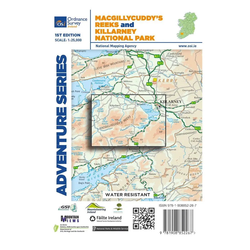Ordnance Survey Ireland Adventure Series Maps