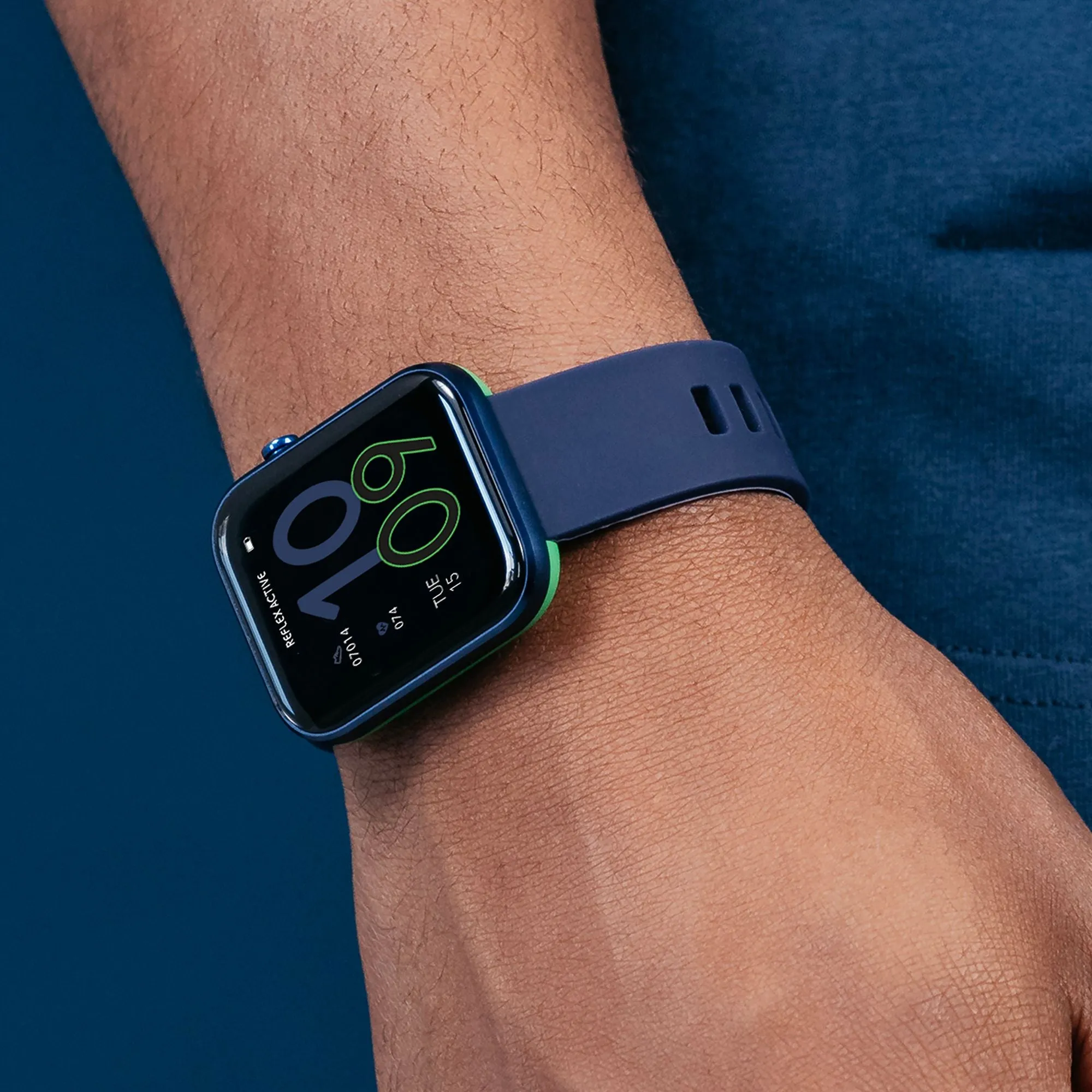 Reflex Active Series 12 Navy Silicone Smartwatch RA12-2154