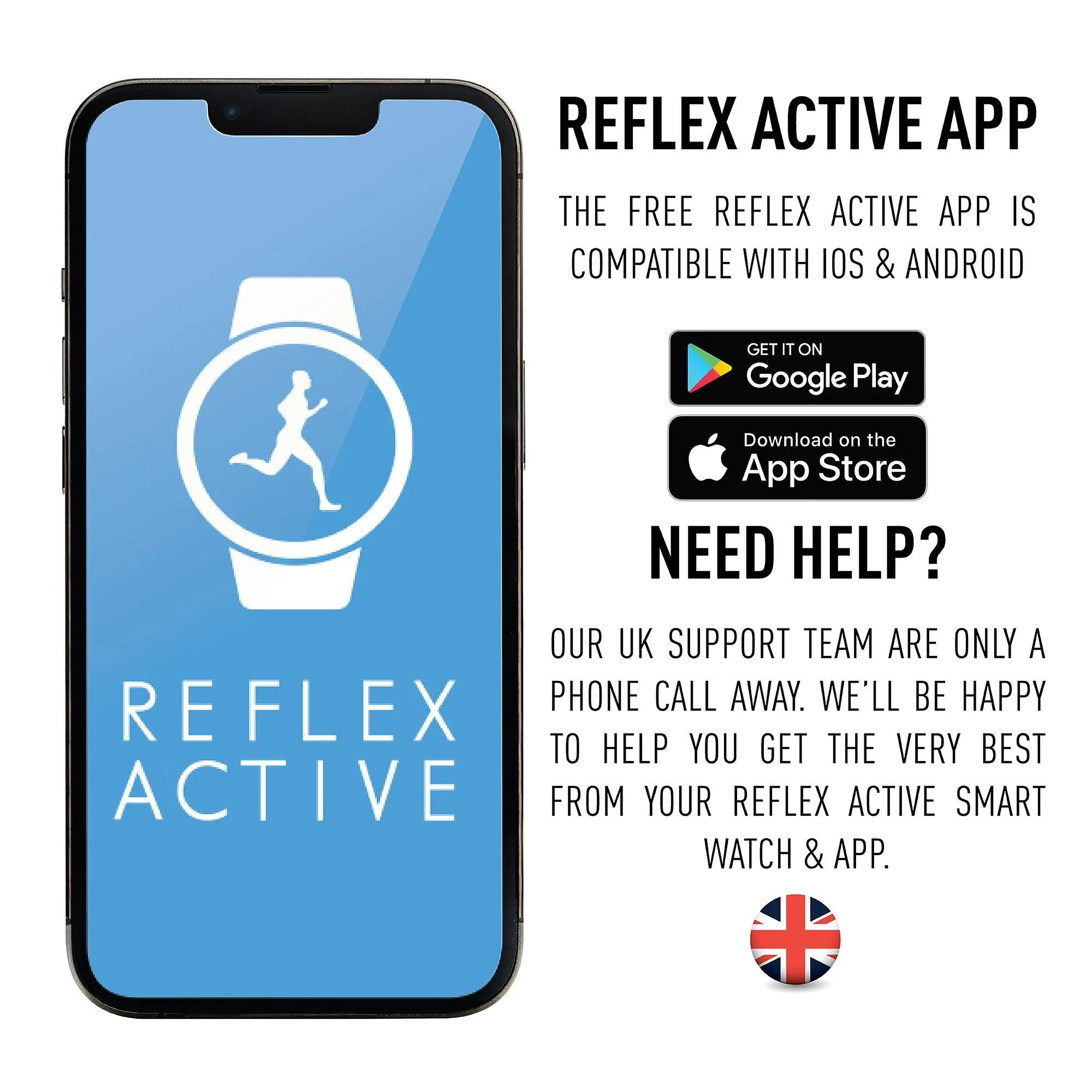 Reflex Active Series 12 Navy Silicone Smartwatch RA12-2154