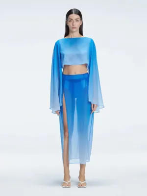 Samantha Blue Degraded Top