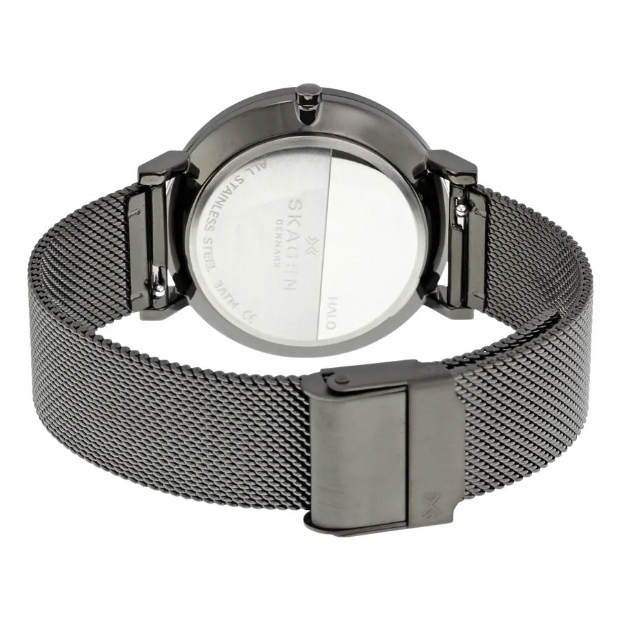 Skagen Hald Grey Dial Gunmetal PVD Ladies Watch SKW2507