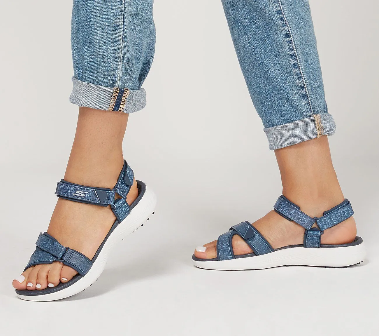 Skechers Go Golf 600 Sandal 17015 Navy/White