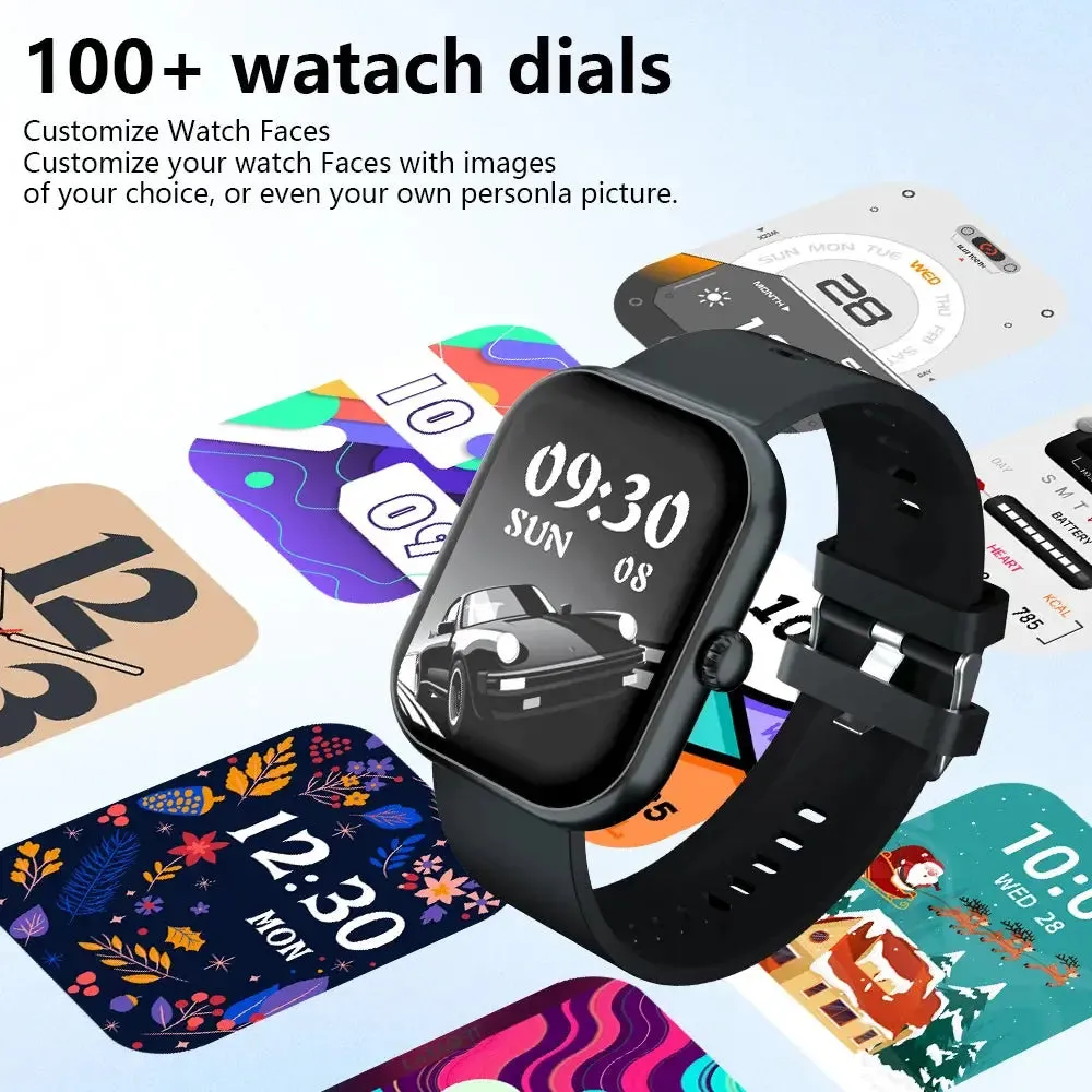 Smartwatch 2024 Brand New GL-8 2.01-Inch Ultra Large HD Screen Voice Calling Health and Fitness Tracking Smartwatch