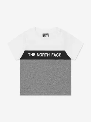 The North Face Baby Boys Colourblock T-Shirt in White