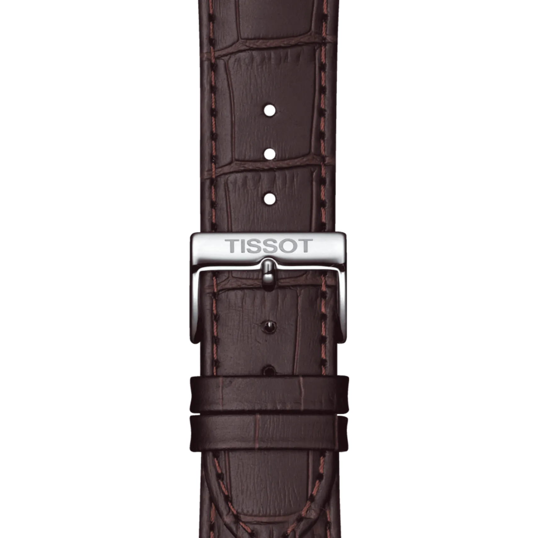Tissot Silver Classic Dream with Brown Leather Strap