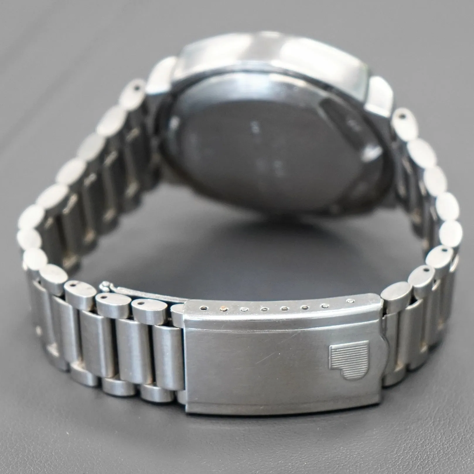 Vintage PULSAR Tiffany & Co. LED Digital Watch - ALL S.S. Original Pulsar Bracelet